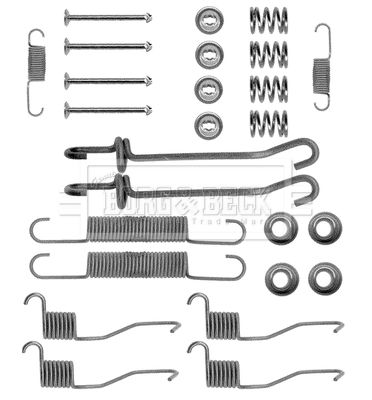 BORG & BECK Lisakomplekt, seisupiduriklotsid BBK6056